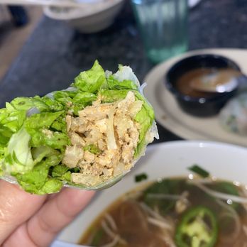 PHO 43 - Inside of the shredded pork spring roll - Vietnamese Near Me - Phoenix, Arizona PHO 43 - Inside of the shredded pork spring roll - Vietnamese Near Me - Phoenix, Arizona