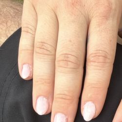 Epic Nail Spa - Notice the pinky nail bed