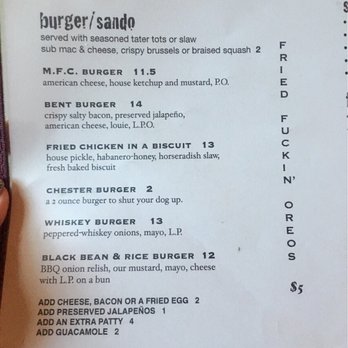 Bender's Bar and Grill - Counter Offer Menu 10.19.16 - Dive Bars Near Me - San Francisco, California Bender's Bar and Grill - Counter Offer Menu 10.19.16 - Dive Bars Near Me - San Francisco, California