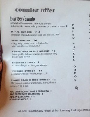 Menu photo 5 Bender's Bar and Grill San Francisco, CA Menu photo 5 Bender's Bar and Grill San Francisco, CA