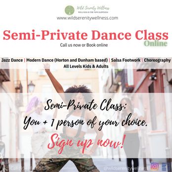 Wild Serenity Wellness - Semi-Private Dance Class (Online class - 2 people) - Yoga Near Me Wild Serenity Wellness - Semi-Private Dance Class (Online class - 2 people) - Yoga Near Me
