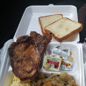 Mikey's Donuts King - Porkchops, scrambled eggs and toast hashbrowns....well seasoned! Taste like home-cooked breakfast. Just wonderful guys! - Donuts Near Me - Baton Rouge, Louisiana Mikey's Donuts King - Porkchops, scrambled eggs and toast hashbrowns....well seasoned! Taste like home-cooked breakfast. Just wonderful guys! - Donuts Near Me - Baton Rouge, Louisiana