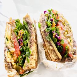 MOM's Organic Market - Black bean spicy chipotle panini