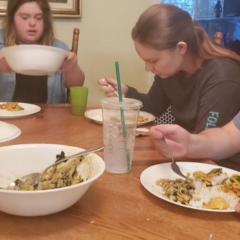 Pan Tang Restaurant - She isnt really eating straight out of the bowl. But we could because it is really good - Thai Near Me - Tujunga, California Pan Tang Restaurant - She isnt really eating straight out of the bowl. But we could because it is really good - Thai Near Me - Tujunga, California