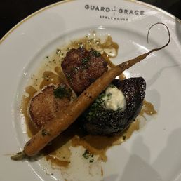 Scallops & waygu filet