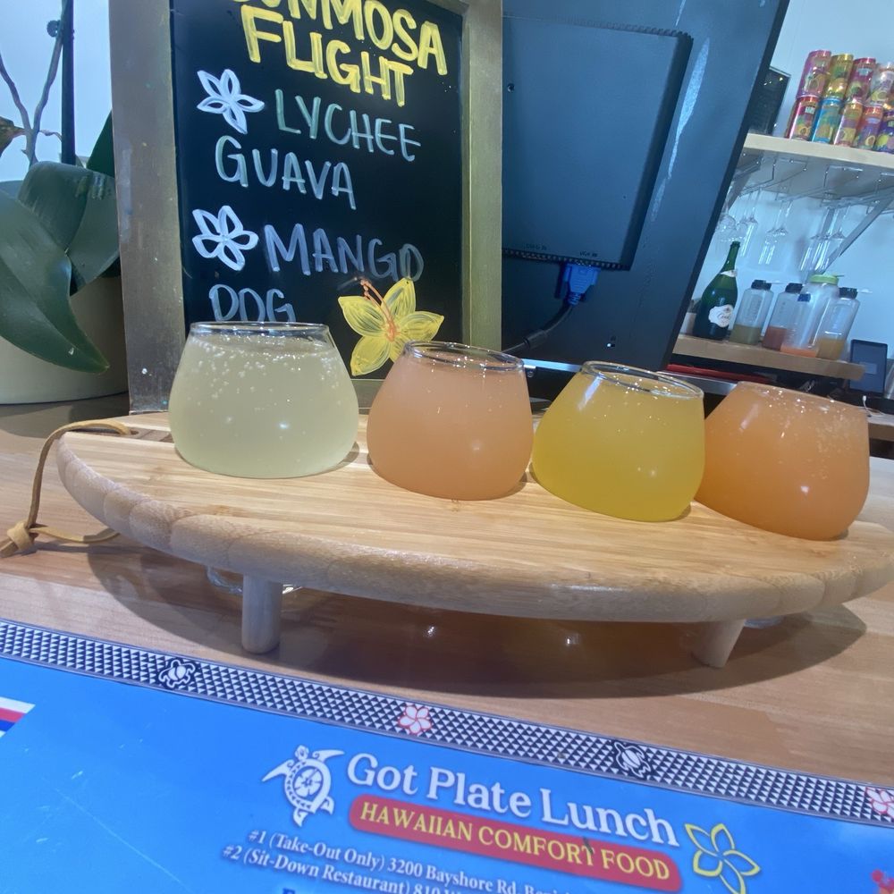 Got Plate Lunch - Mimosa flight special - Hawaiian Near Me - Benicia, California Got Plate Lunch - Mimosa flight special - Hawaiian Near Me - Benicia, California