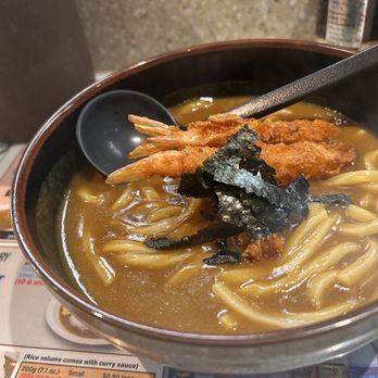 Curry House CoCo Ichibanya - Curry udon with 2 shrimp tempura - Japanese Curry Near Me - Kapolei, Hawaii Curry House CoCo Ichibanya - Curry udon with 2 shrimp tempura - Japanese Curry Near Me - Kapolei, Hawaii