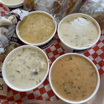 Pike Place Chowder - Crab & Oyster Chowder, New England Clam Chowder, Seafood Bisque, Seared Scallop Chowder - Seafood Near Me - Seattle, Washington Pike Place Chowder - Crab & Oyster Chowder, New England Clam Chowder, Seafood Bisque, Seared Scallop Chowder - Seafood Near Me - Seattle, Washington
