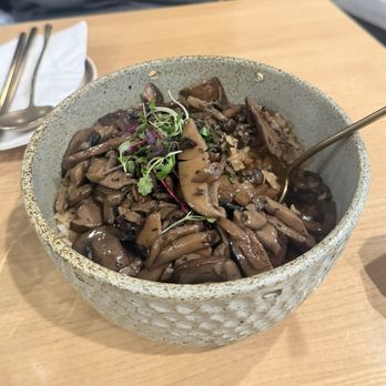 Jun Bistro - Truffle and mushroom rice Contains pork - Chinese Near Me - Milpitas, California Jun Bistro - Truffle and mushroom rice Contains pork - Chinese Near Me - Milpitas, California