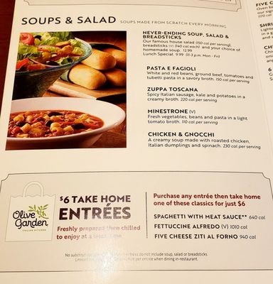 Menu photo 5 Olive Garden Italian Restaurant Brea, CA Menu photo 5 Olive Garden Italian Restaurant Brea, CA