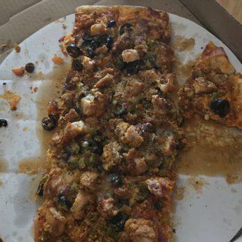 Alphonso's The Original - The Firebird pizza. 6 pieces were all 2 adults could stomach. WAY TOO SALTY - Pizza Near Me - West Allis, Wisconsin Alphonso's The Original - The Firebird pizza. 6 pieces were all 2 adults could stomach. WAY TOO SALTY - Pizza Near Me - West Allis, Wisconsin