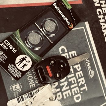 Batteries Plus - Getting a new key with replacement batteries - Battery Stores Near Me - Round Rock, Texas Batteries Plus - Getting a new key with replacement batteries - Battery Stores Near Me - Round Rock, Texas