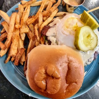 Bloom Southern Kitchen - Fried Egg on burger - Southern Near Me - Chester Springs, Pennsylvania Bloom Southern Kitchen - Fried Egg on burger - Southern Near Me - Chester Springs, Pennsylvania