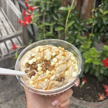 The Zebra-Striped Whale - Cookie Afficionado - Ultimate Whirlwind (2 scoops ice cream) {added wet walnuts & marshmallow sauce} - Coffee & Tea Near Me - Newtown, Pennsylvania
