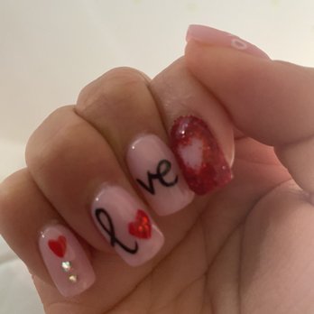 Shelby’s Nails - Valentines nails design - Nail Salons Near Me - Hellertown, Pennsylvania