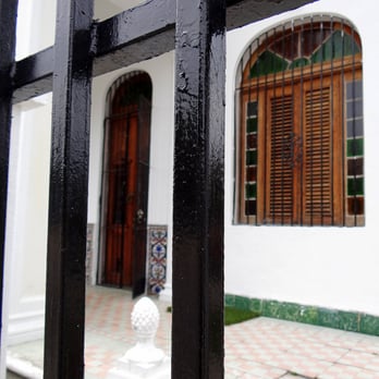 Villa Paula - The mansion, as seen through the gate. - Museums Near Me - Miami, Florida