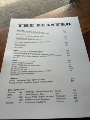 Menu photo 4 BEAST AND CLEAVER Seattle, WA Menu photo 4 BEAST AND CLEAVER Seattle, WA