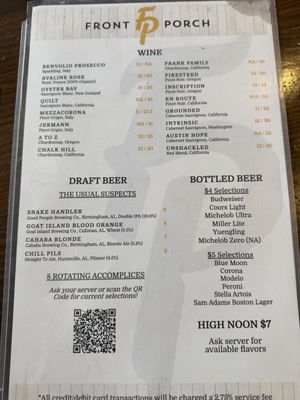 Menu photo 4 Front Porch Hoover, AL Menu photo 4 Front Porch Hoover, AL