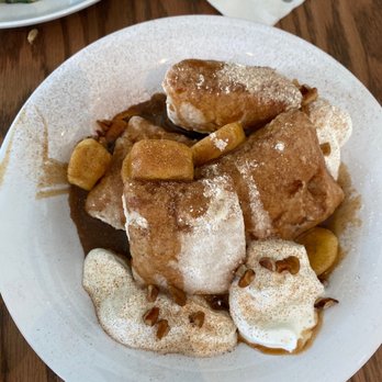 Brick & Spoon - Bananas Foster Biegnets - Breakfast & Brunch Near Me - Gulfport, Mississippi Brick & Spoon - Bananas Foster Biegnets - Breakfast & Brunch Near Me - Gulfport, Mississippi