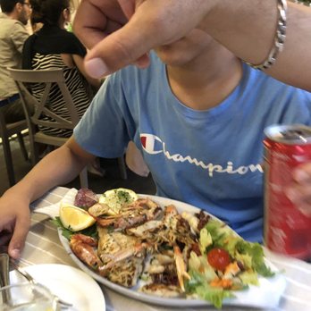 Tempio di Mecenate - Mixed seafood plate-- my son says "it was cool." - Italian Near Me - Rome, RM