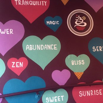 Yoga-urt - Cool zen wall decor - Ice Cream & Frozen Yogurt Near Me - Glendale, California