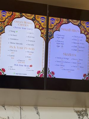 Menu photo 1 Guru's Indian Kitchen Mesa, AZ