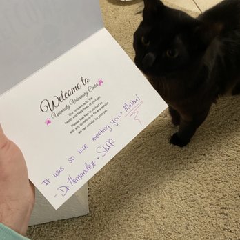 University Veterinary Center - The welcome card they sent. - Veterinarians Near Me - Anaheim, California University Veterinary Center - The welcome card they sent. - Veterinarians Near Me - Anaheim, California