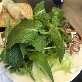 Bun Bo Way - Fresh mints and herbs for your bun bo hue, they give you too much of those dry onions, doesn't it come with raw cabbage ? - Vietnamese Near Me - Westminster, California Bun Bo Way - Fresh mints and herbs for your bun bo hue, they give you too much of those dry onions, doesn't it come with raw cabbage ? - Vietnamese Near Me - Westminster, California