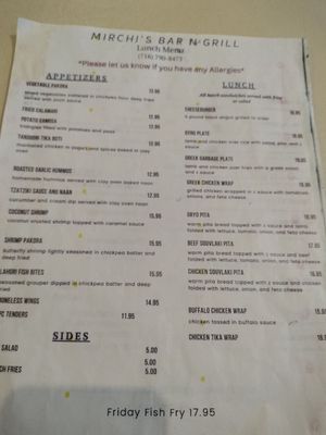 Menu photo 2 Mirchi Olean, NY