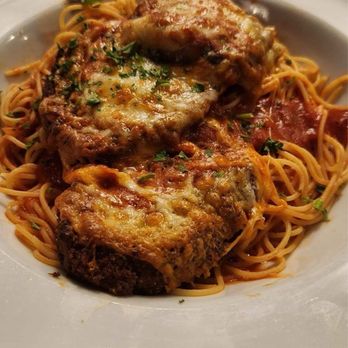 Frankie Bones Bluffton - EGGPLANT PARMIGIANA - American Near Me - Bluffton, South Carolina Frankie Bones Bluffton - EGGPLANT PARMIGIANA - American Near Me - Bluffton, South Carolina