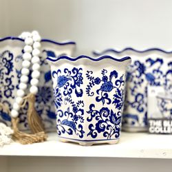 Lots of Blue and White decor