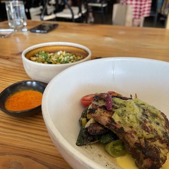 Canje - Corn & Pork Chop - Caribbean Near Me - Austin, Texas Canje - Corn & Pork Chop - Caribbean Near Me - Austin, Texas