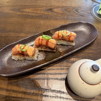 Azumi - Sticky CRISPY RICE AVOCADO - Sushi Bars Near Me - Houston, Texas Azumi - Sticky CRISPY RICE AVOCADO - Sushi Bars Near Me - Houston, Texas