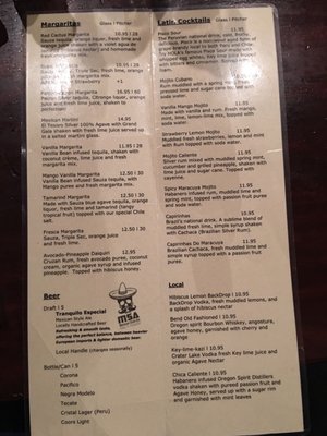 Menu photo 3 Hola! Bend, OR