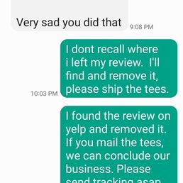 My order held hostage! My order held hostage!