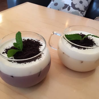 Prince Tea House - Plotted lavender and jasmine milk tea - Tea Rooms Near Me - Flushing, New York