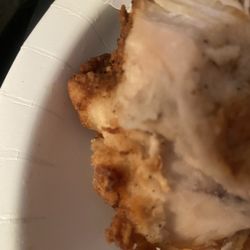 Mr. Chicken - Crude white paste on chicken