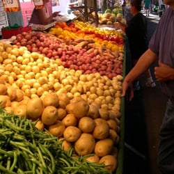 Schweiger's Produce - Some of the freshest Yukon gold potatoes and green beans around.