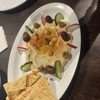 Odeh’s Mediterranean Kitchen - Hummus with Pita Bread - Mediterranean Near Me - High Point, North Carolina
