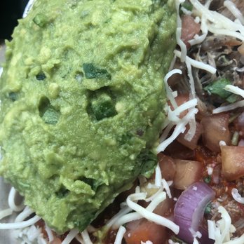 Chipotle Mexican Grill - Insane amount of guacamole on top of burrito bowl - Mexican Near Me - Wyncote, Pennsylvania Chipotle Mexican Grill - Insane amount of guacamole on top of burrito bowl - Mexican Near Me - Wyncote, Pennsylvania