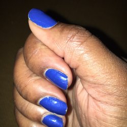 New Image Nail Salon - In addition to the polish being a bad job my nails are not smooth from filing.