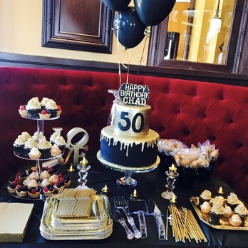 Exquisite Desserts - Exquisite Desserts made this Beautiful custom Cake for my Husbands 50TH. Along w/mini Gold Glitter dusted CupCakes, Lemon Tarts,Berry tarts. - Bakeries Near Me - Palm Desert, California Exquisite Desserts - Exquisite Desserts made this Beautiful custom Cake for my Husbands 50TH. Along w/mini Gold Glitter dusted CupCakes, Lemon Tarts,Berry tarts. - Bakeries Near Me - Palm Desert, California
