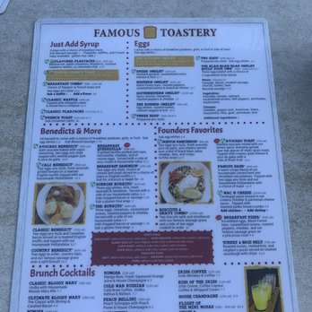 Famous Toastery - Breakfast menu - Breakfast & Brunch Near Me - Winston-salem, North Carolina Famous Toastery - Breakfast menu - Breakfast & Brunch Near Me - Winston-salem, North Carolina