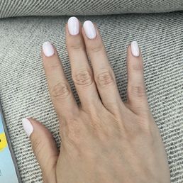 Regular polish manicure