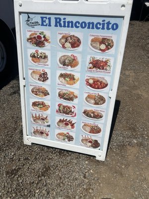 Menu photo 1 El Rinconcito Fresno, CA