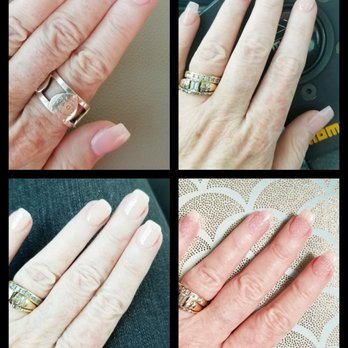 Kiss My Nails - Top pics with tips. Bottom pics my natural nails. - Nail Salons Near Me - Baton Rouge, Louisiana Kiss My Nails - Top pics with tips. Bottom pics my natural nails. - Nail Salons Near Me - Baton Rouge, Louisiana