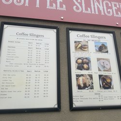 Coffee Slingers - Menu