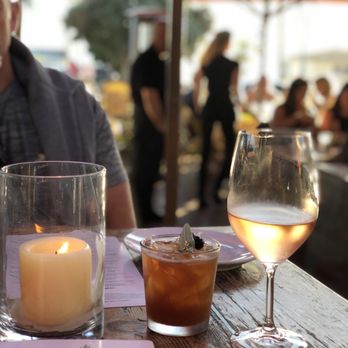 Sapphire - Rum Luck (left), Famille Perrin Rosé - New American Near Me - Laguna Beach, California Sapphire - Rum Luck (left), Famille Perrin Rosé - New American Near Me - Laguna Beach, California