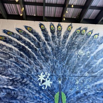 Fortuna Bottega - Outside seating mural & string lights! - Sandwiches Near Me - Seattle, Washington