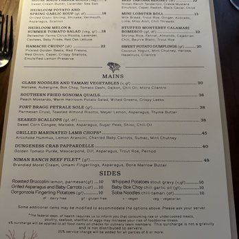 Sula - Dinner menu - Cocktail Bars Near Me - Sausalito, California Sula - Dinner menu - Cocktail Bars Near Me - Sausalito, California